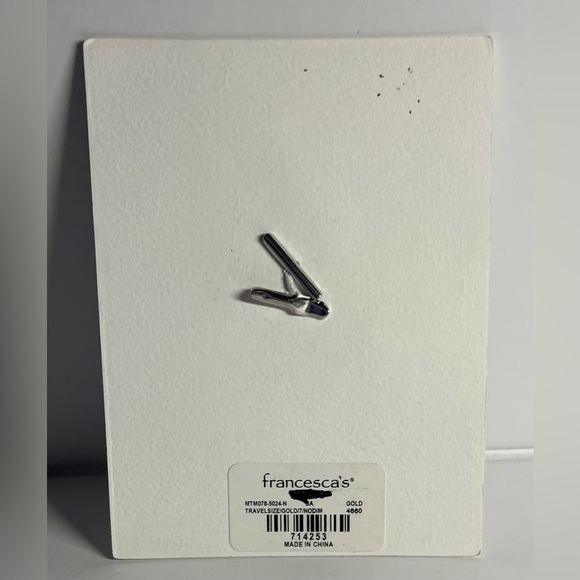 NEW - ENJOY THE JOURNEY Gold Ring with Compass Design. - Picture 3 of 3